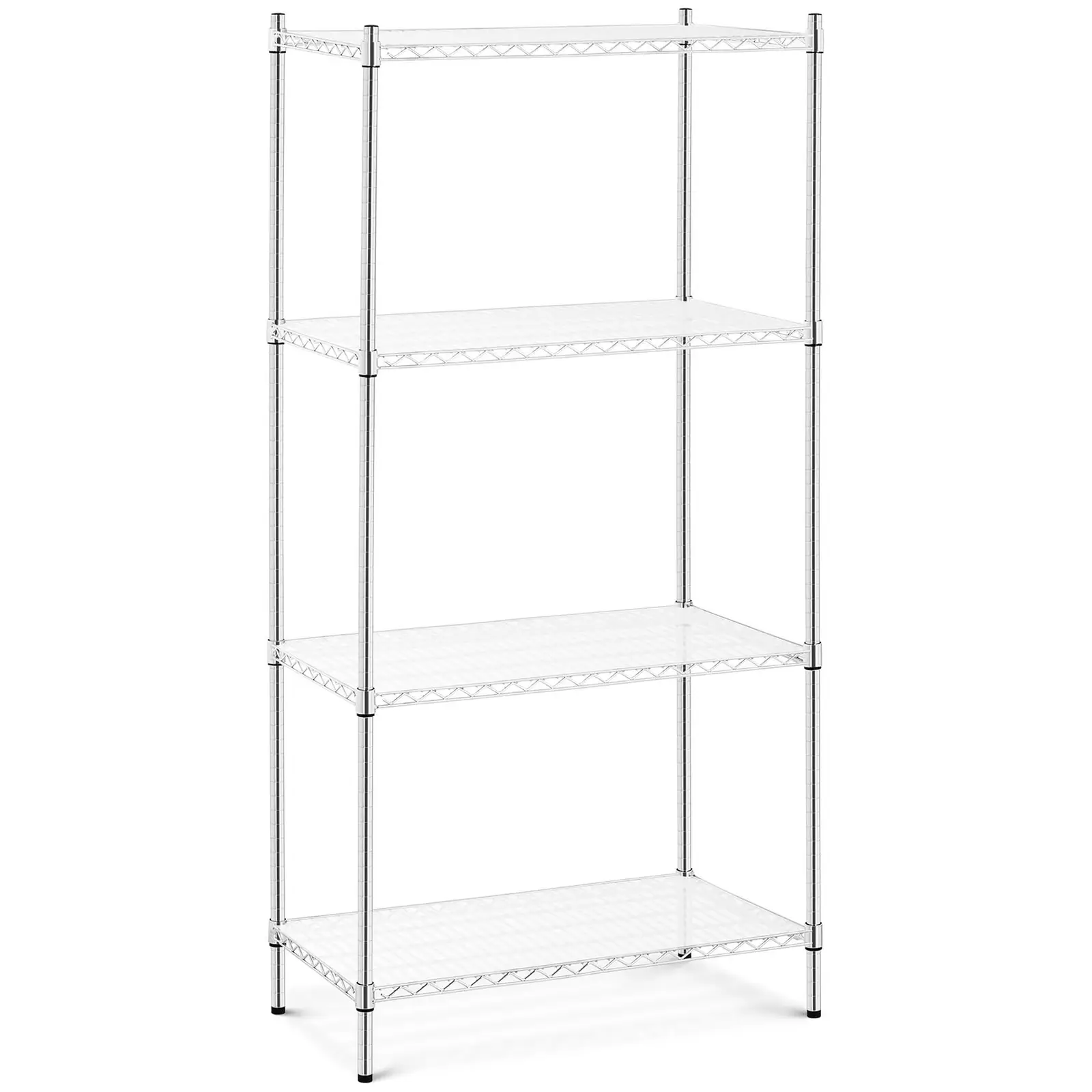 Metal Shelving Unit - 90 x 45 x 180 - 1,000 kg - with plastic mats