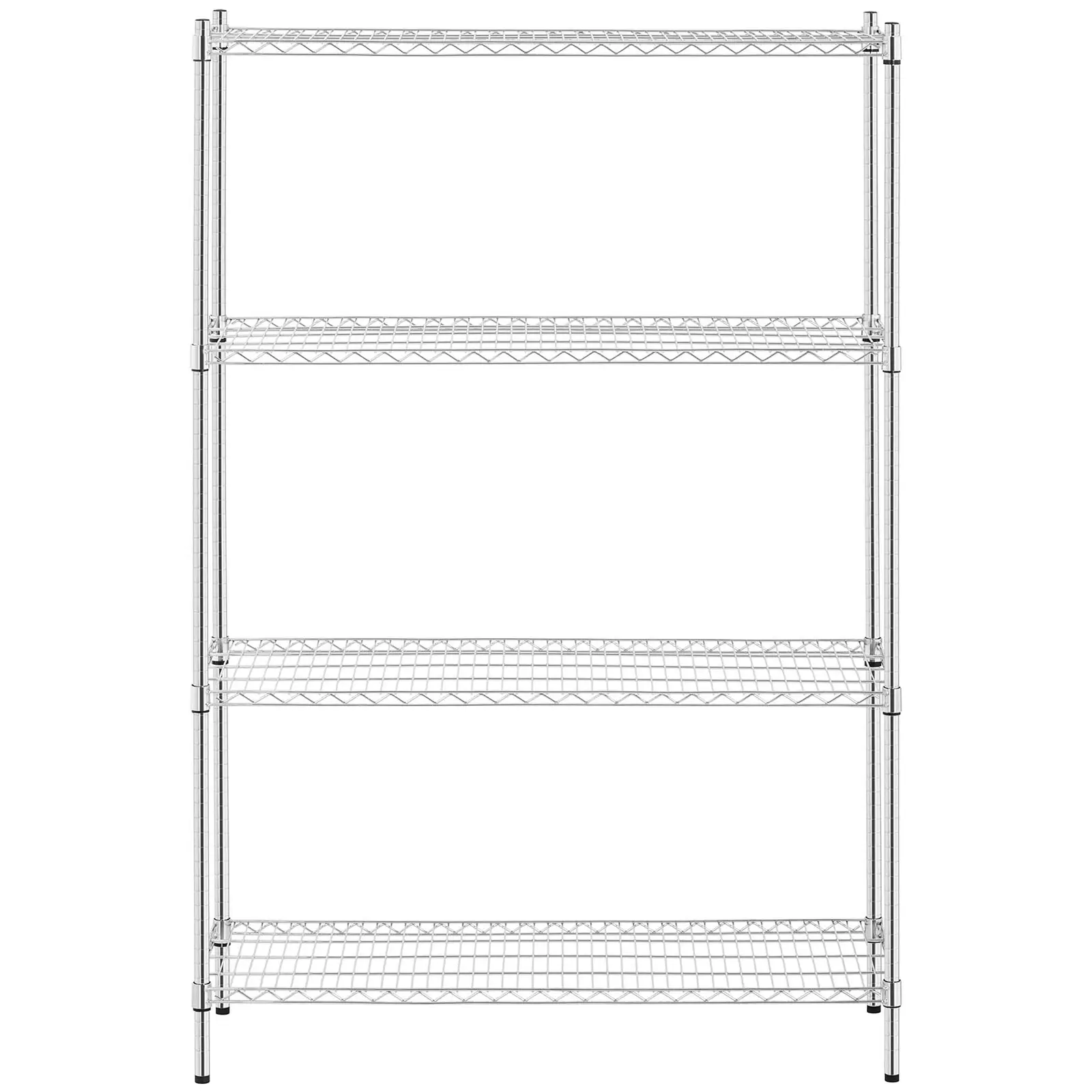 Étagère métallique - 120 x 45 x 180 cm - 1 000 kg (Nombre d'inserts: 4 Pc)