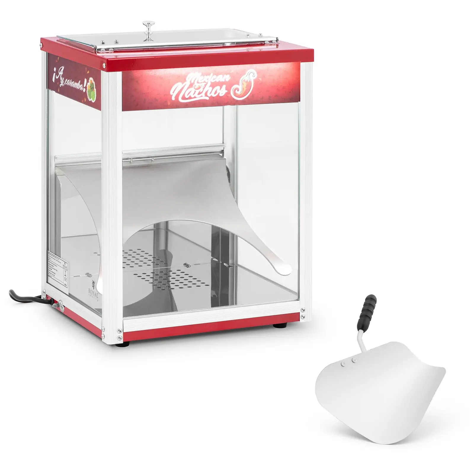 Nacho-lämpökaappi - 45 l - LED-valaistus - Royal Catering - Tuotekuva