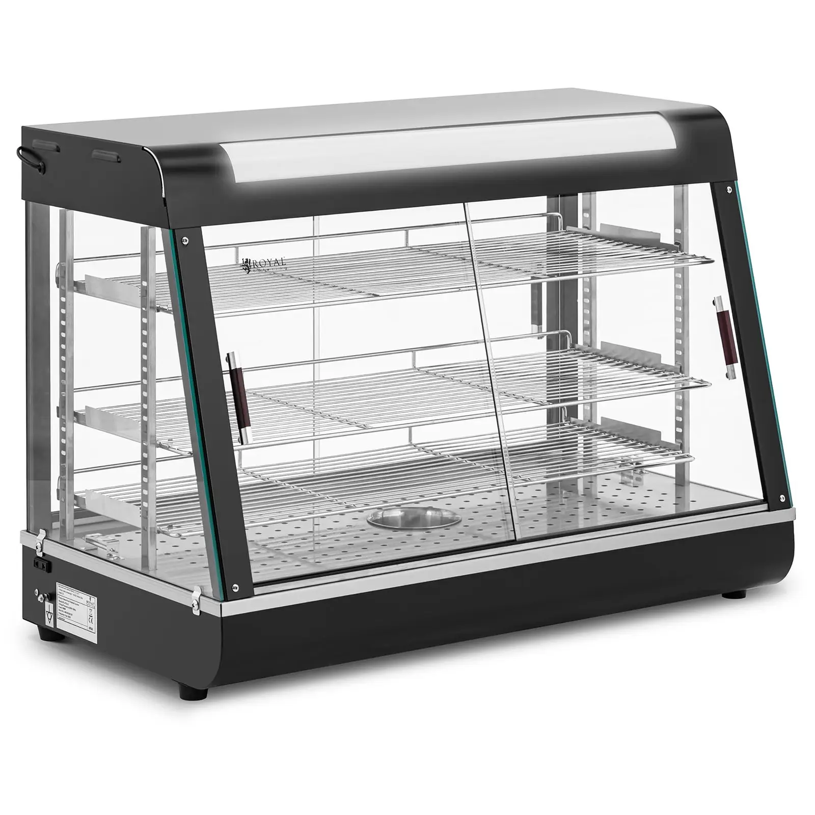 Hot bar 150 L 1600 W 3 skladovací mřížky - Ohřevné vitríny Royal Catering