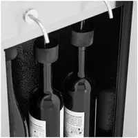 Wine Fridge - with taps - 6 bottles - stainless steel