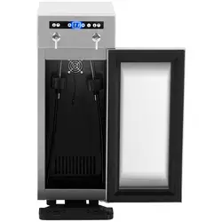 Wine Fridge - with taps - 2 bottles - stainless steel