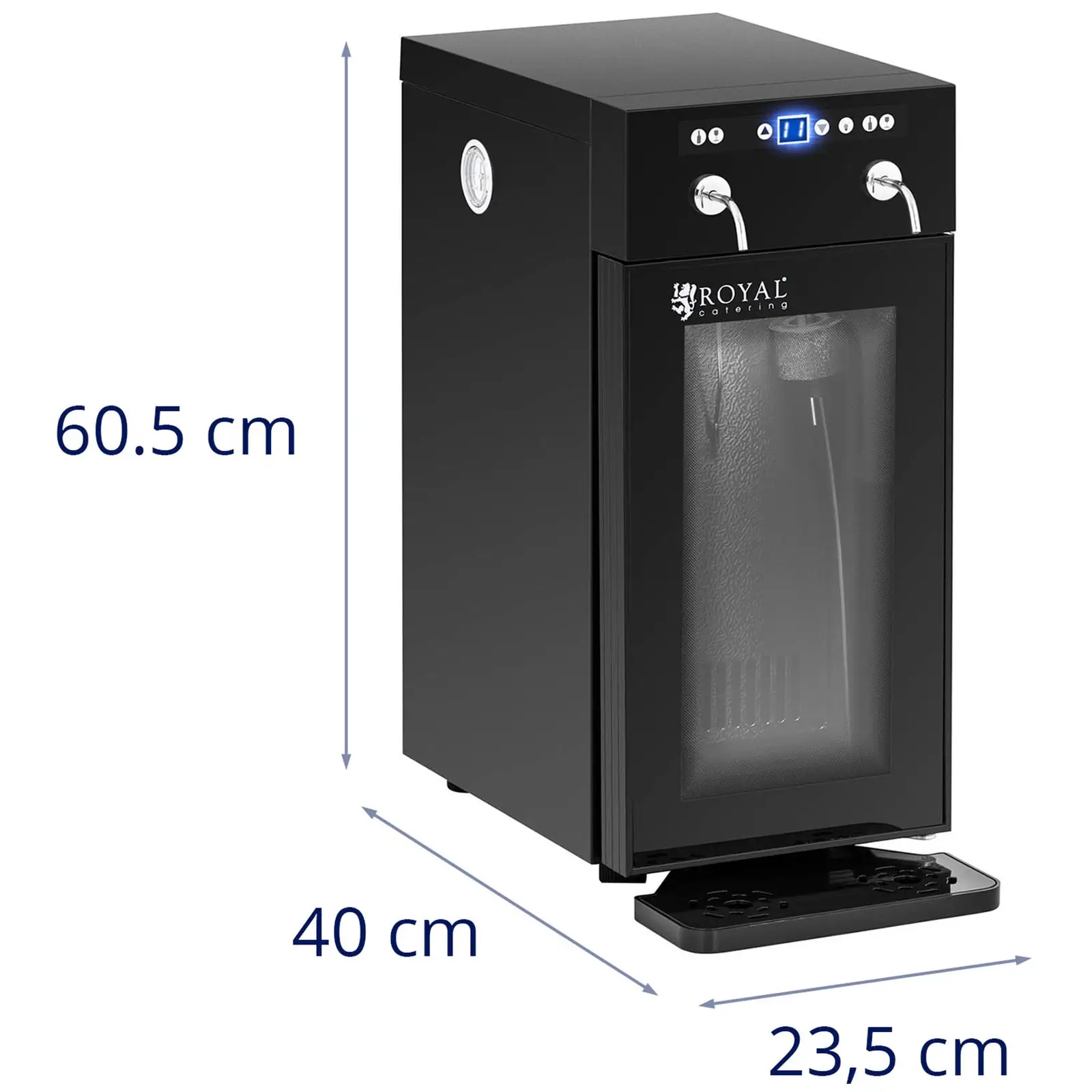 Weinkühlschrank - mit Ausschank - 2 Flaschen