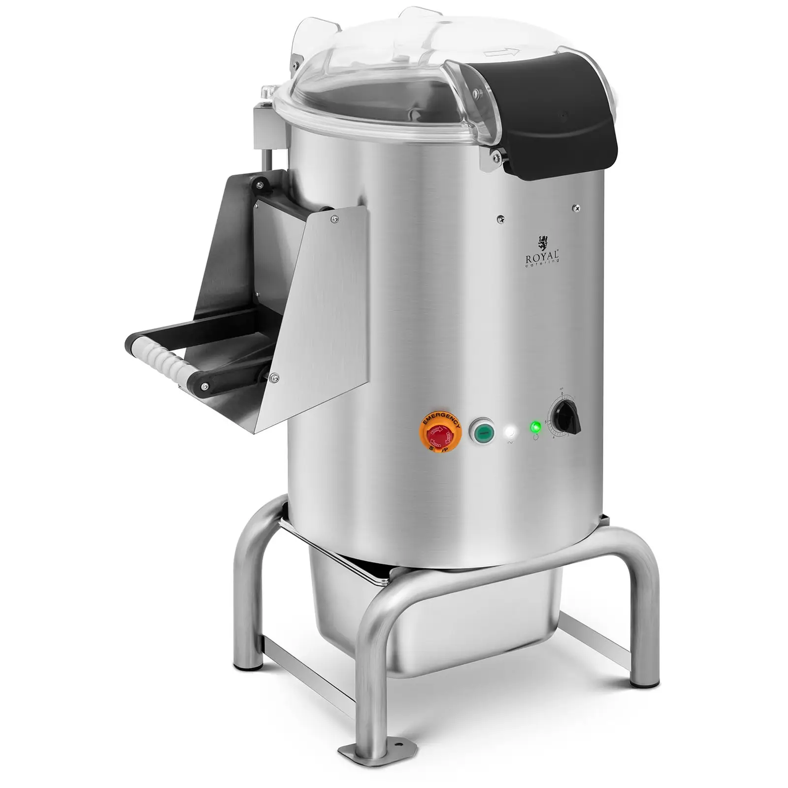 Tweedehands Aardappelschilmachine - 10 L - timer - tot 200 kg / uur