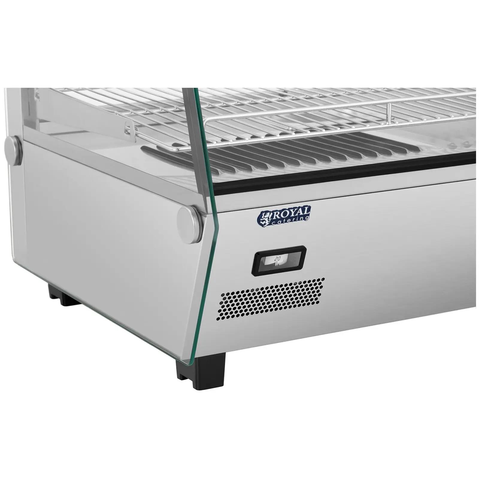 Teplá vitrína - 160 L - 1 500 W - osvětlení (Zásobník na vodu: Ano)