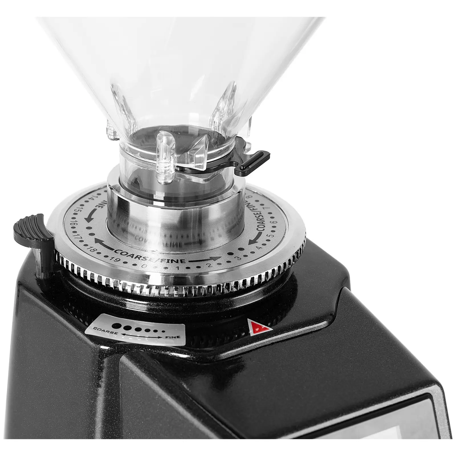 Coffee Grinder - 200 W- aluminium - black (Power cord: 1.3 m)