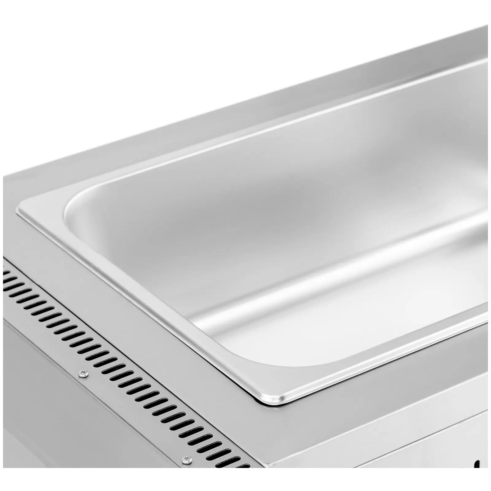Plynová vodní lázeň - 3 300 W - GN 1x 1/1 - 0,02 bar - G20 (Počet nádob: 1 Pc)