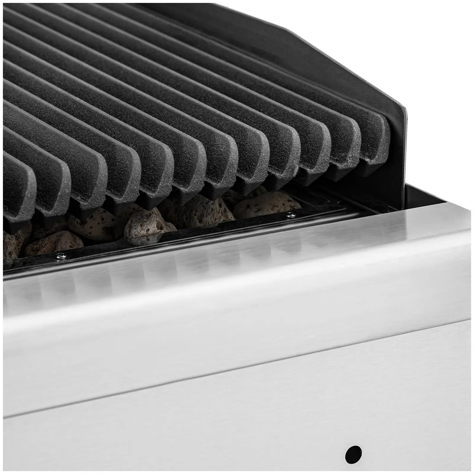 Lávový gril - zemní plyn - 7200 W - 50 x 27 cm - 0 - 460 °C - Royal Catering (Maximální tlak: 0.02 Bar)