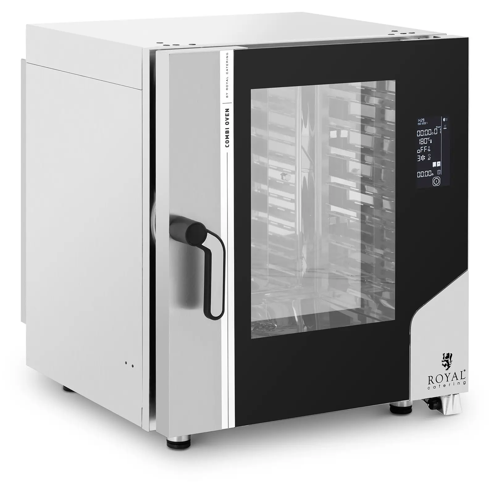 B-Ware Digitaler Heißluftofen - 10.400 W - Dampffunktion - 7 Einschübe GN 1/1 - Produktbild