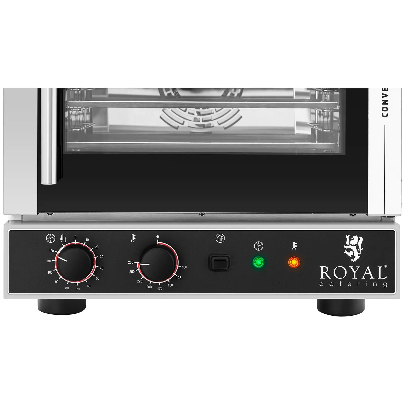 Occasion Four à convection - 2 600 W - Fonction vapeur - 2 plaques de cuisson, 2 grilles (GN 1/2) (Minuterie: Oui)