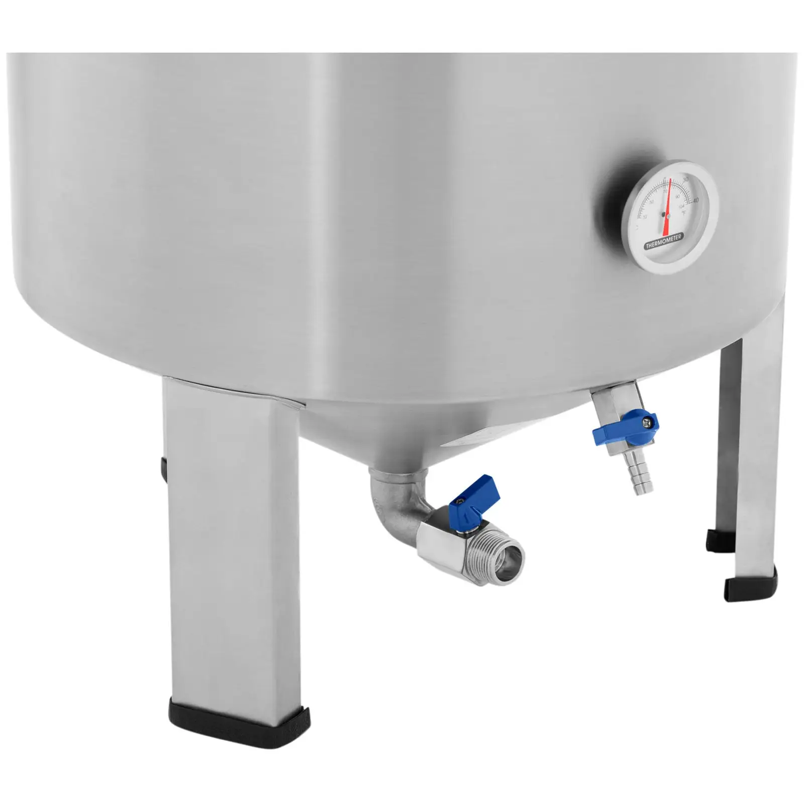 Cuve de fermentation - 60 l - 0 - 40 °C - Acier inoxydable