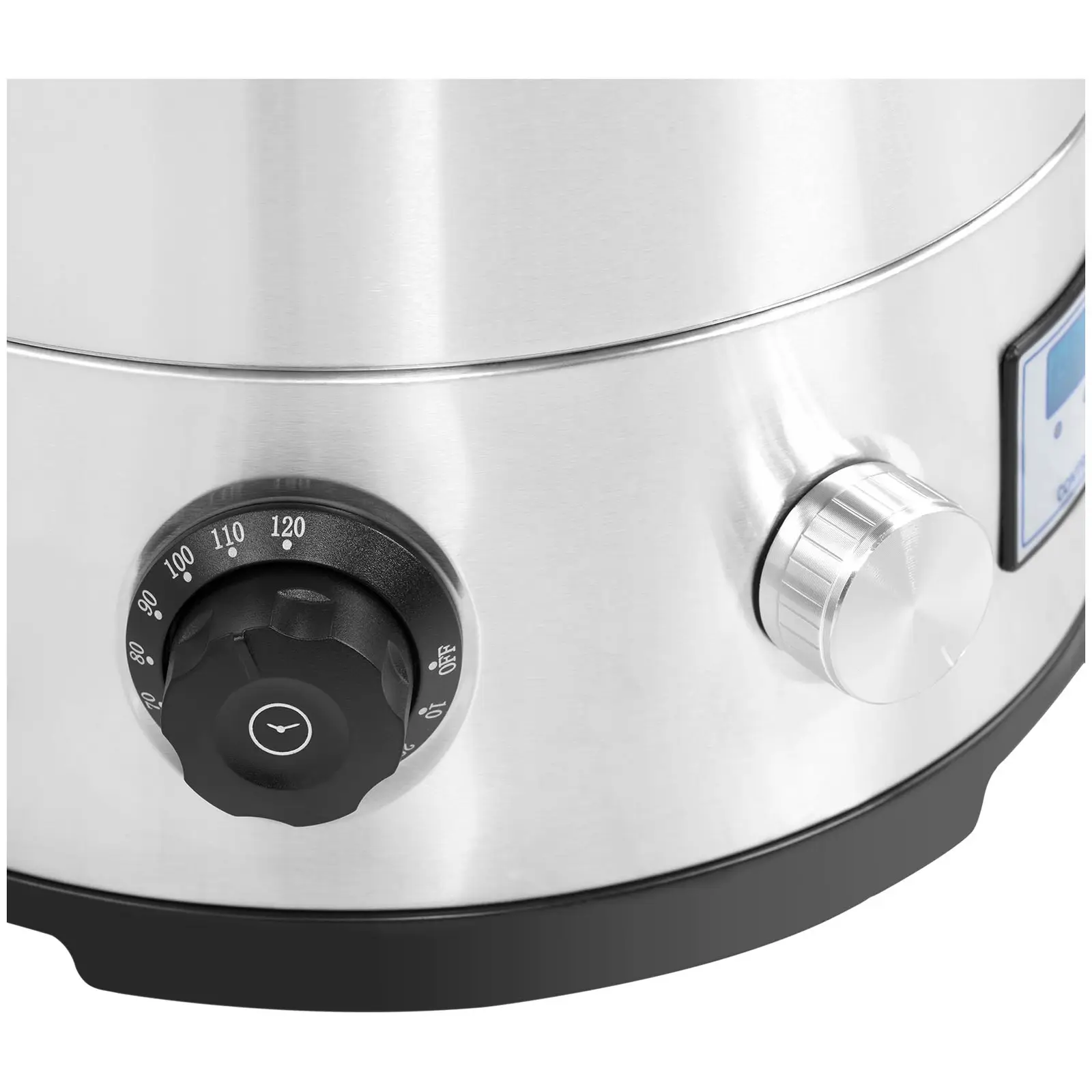 Kotel na vaření piva - 30 L - 700/1 800/2 500 W - 30–110 °C - ušlechtilá ocel - LED displej - časovač (Objem: 30 l)