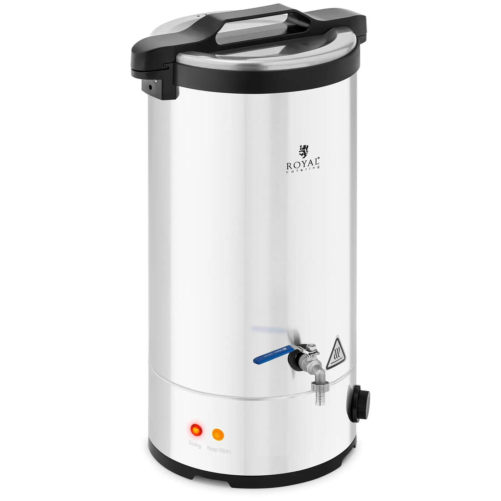 Kotel na vaření piva 30 l 700/1 800/2 500 W 30 110 °C ušlechtilá ocel - Kotle na vaření piva Royal Catering