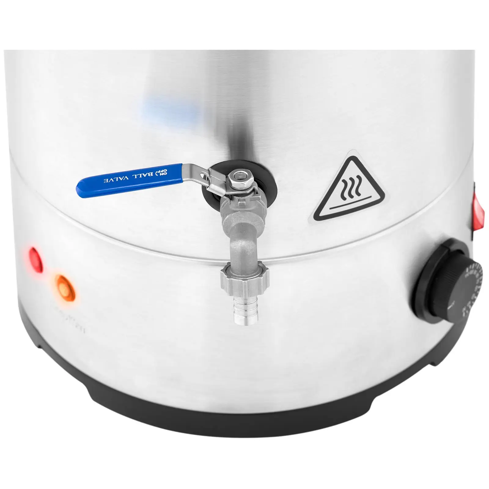 Cuve de fermentation - 30 L - 700 / 1 800 / 2 500 W - 30 - 110 °C - Acier inoxydable