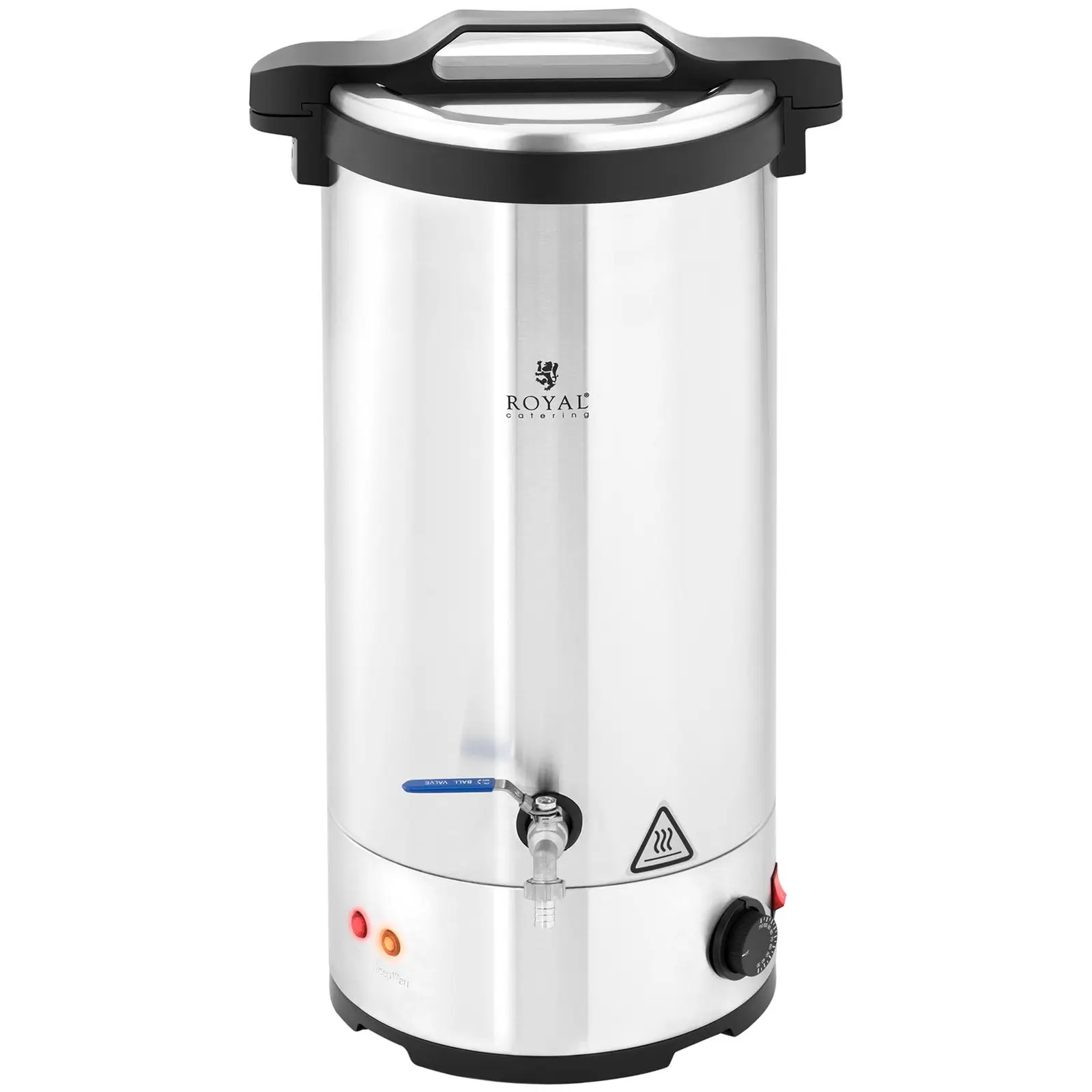 Cuve de fermentation - 30 L - 700 / 1 800 / 2 500 W - 30 - 110 °C - Acier inoxydable