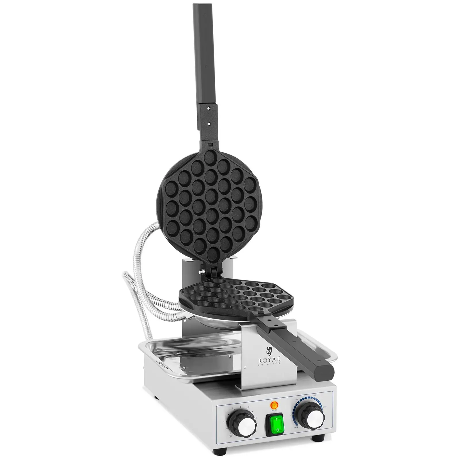 Bubble Waffle Maker - 1,400 W - 50 - 250 ° C - Timer: 0 - 5 min