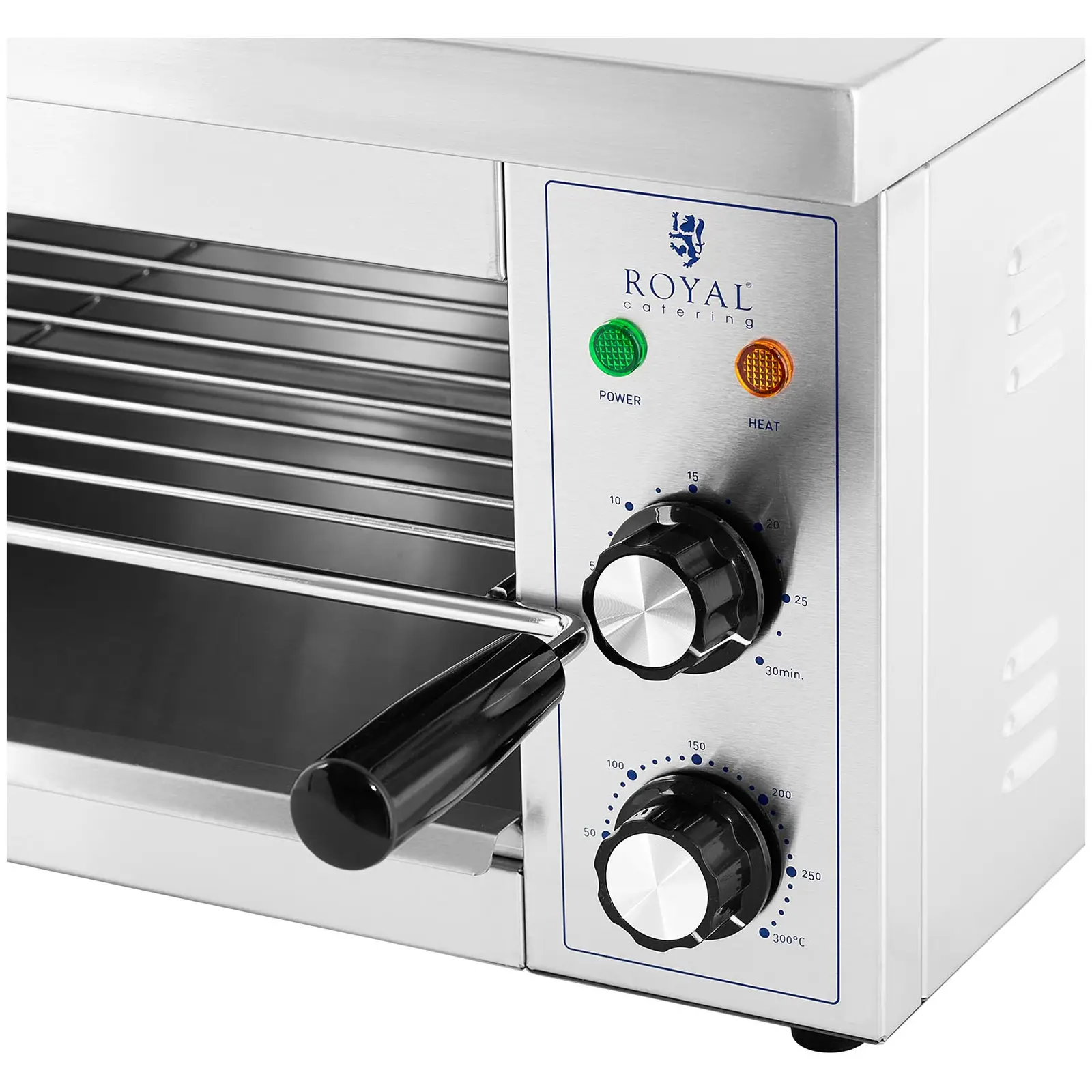 Salamander - 2 500 W - 50 - 300 °C (Časovač: Ano)