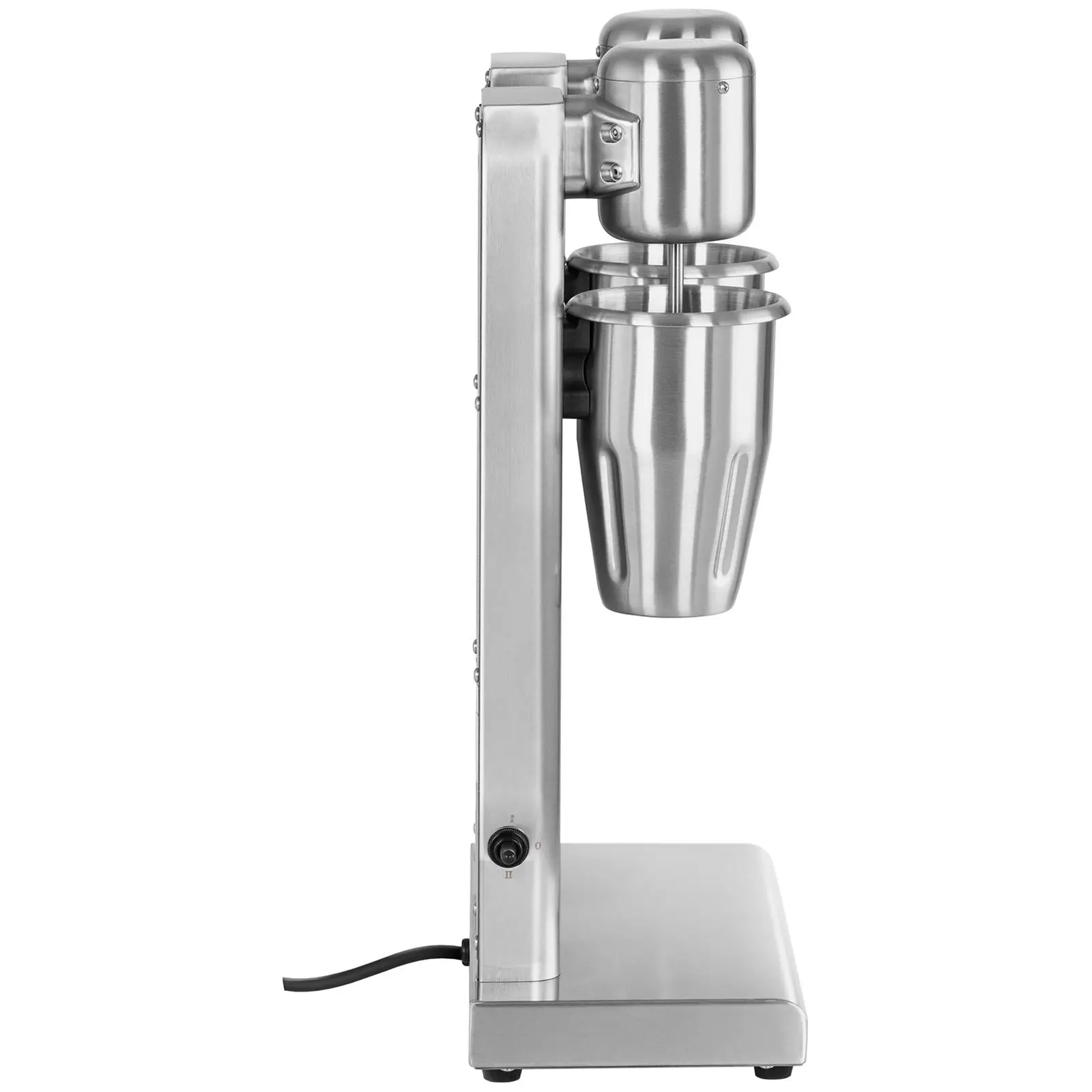 Milkshaker double - 2 x 1 l - 15 000 tr/min - Acier inoxydable