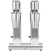 Milkshake Machine - double - 2 x 1 L - 15,000 rpm - Stainless steel