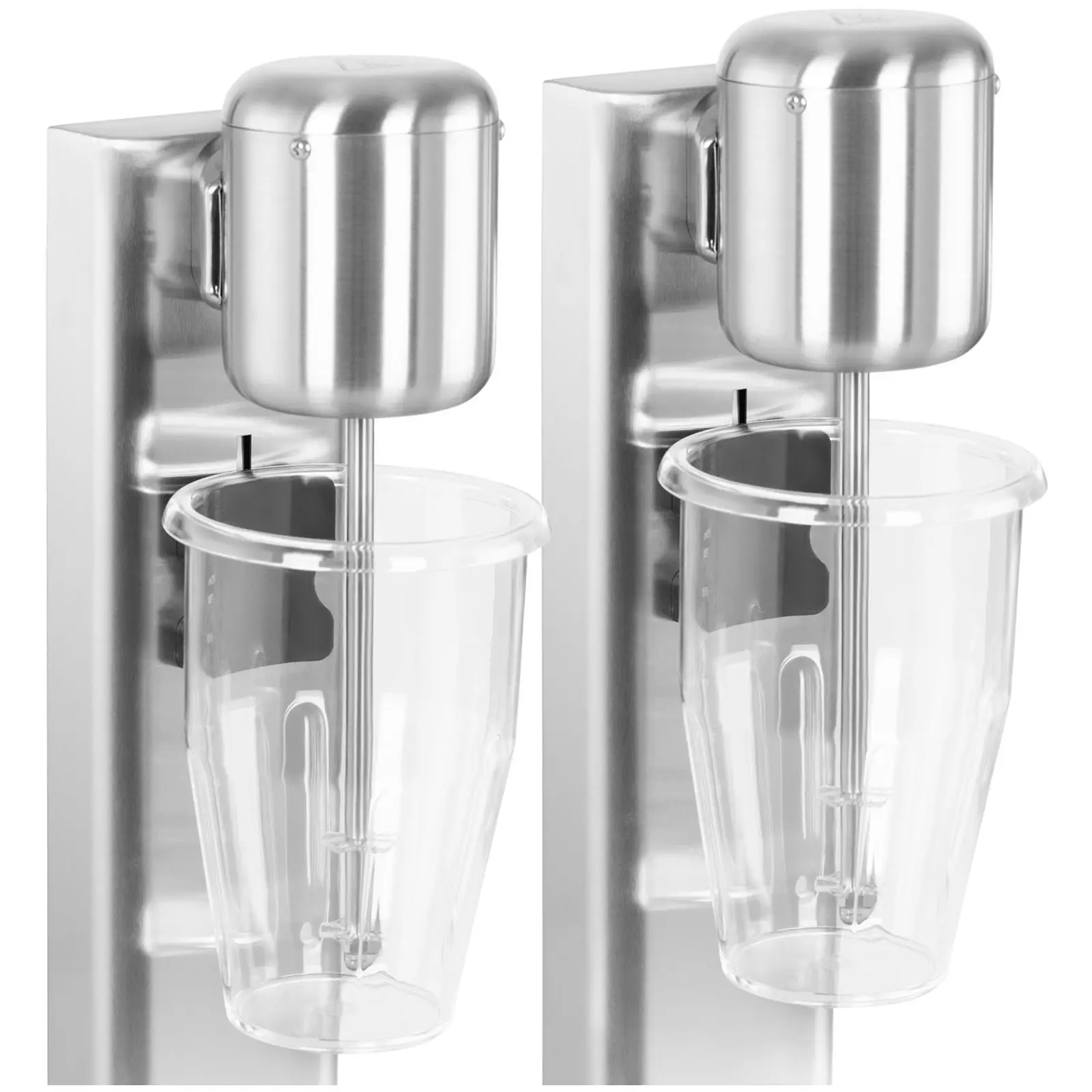Barový mixér a napěňovač mléka - dvojitý - 2 x 1 l - 15 000 ot/min  (Ventilátor: 8 m³/h)