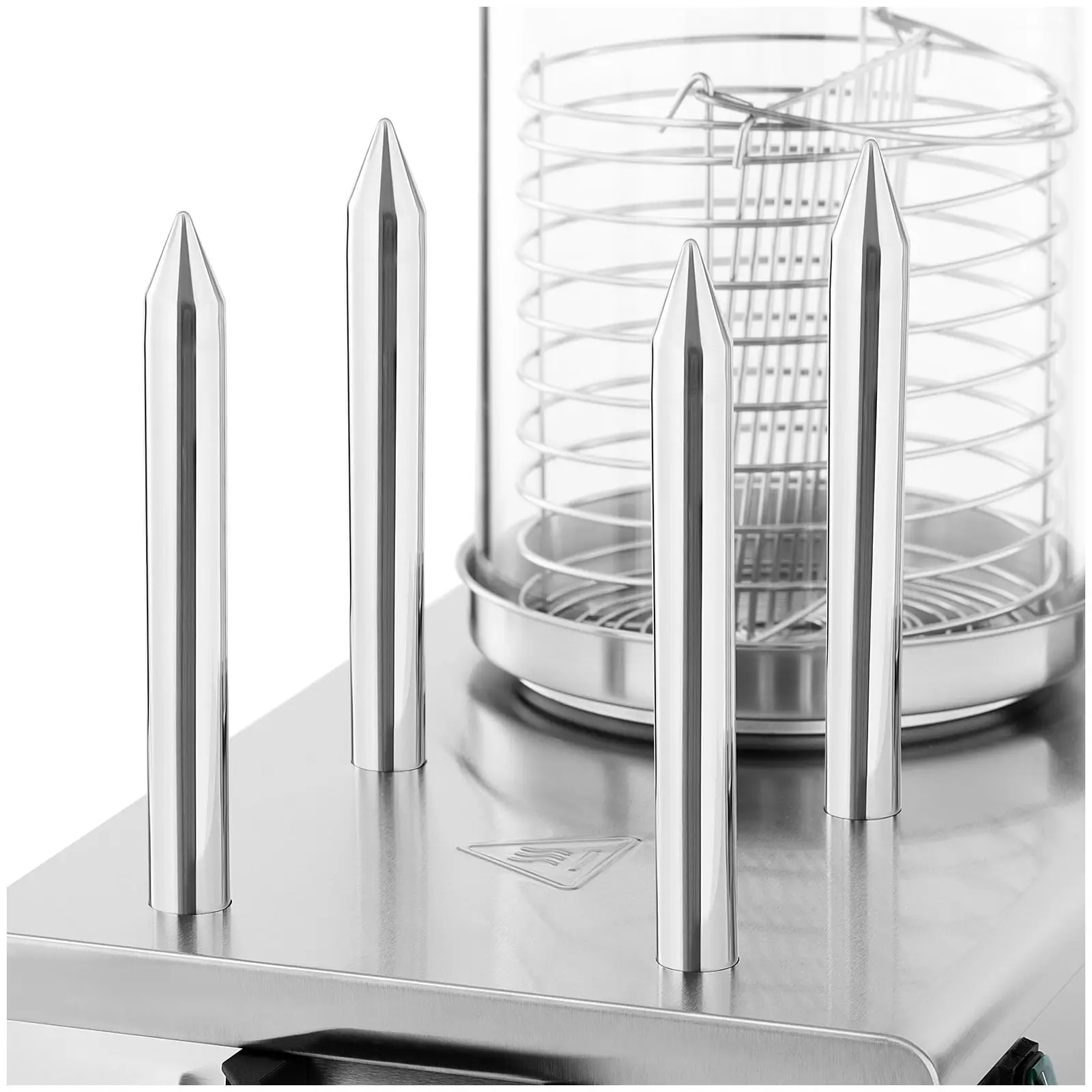 Tweedehands Hotdog-maker - 650 W - Royal Catering - 4 verwarmde spiesjes