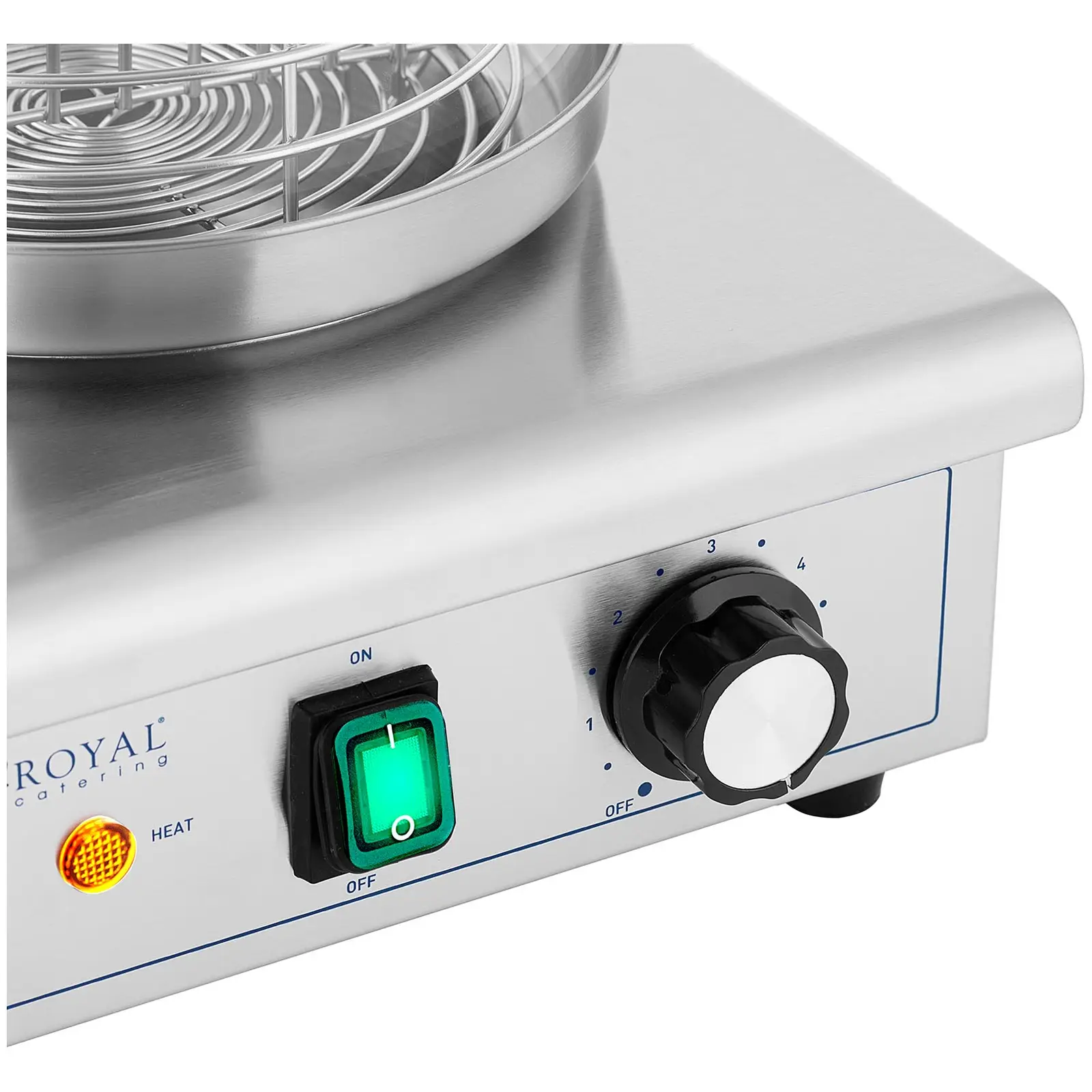 Уред за готвене на пара за хотдог - 450 W - Royal Catering