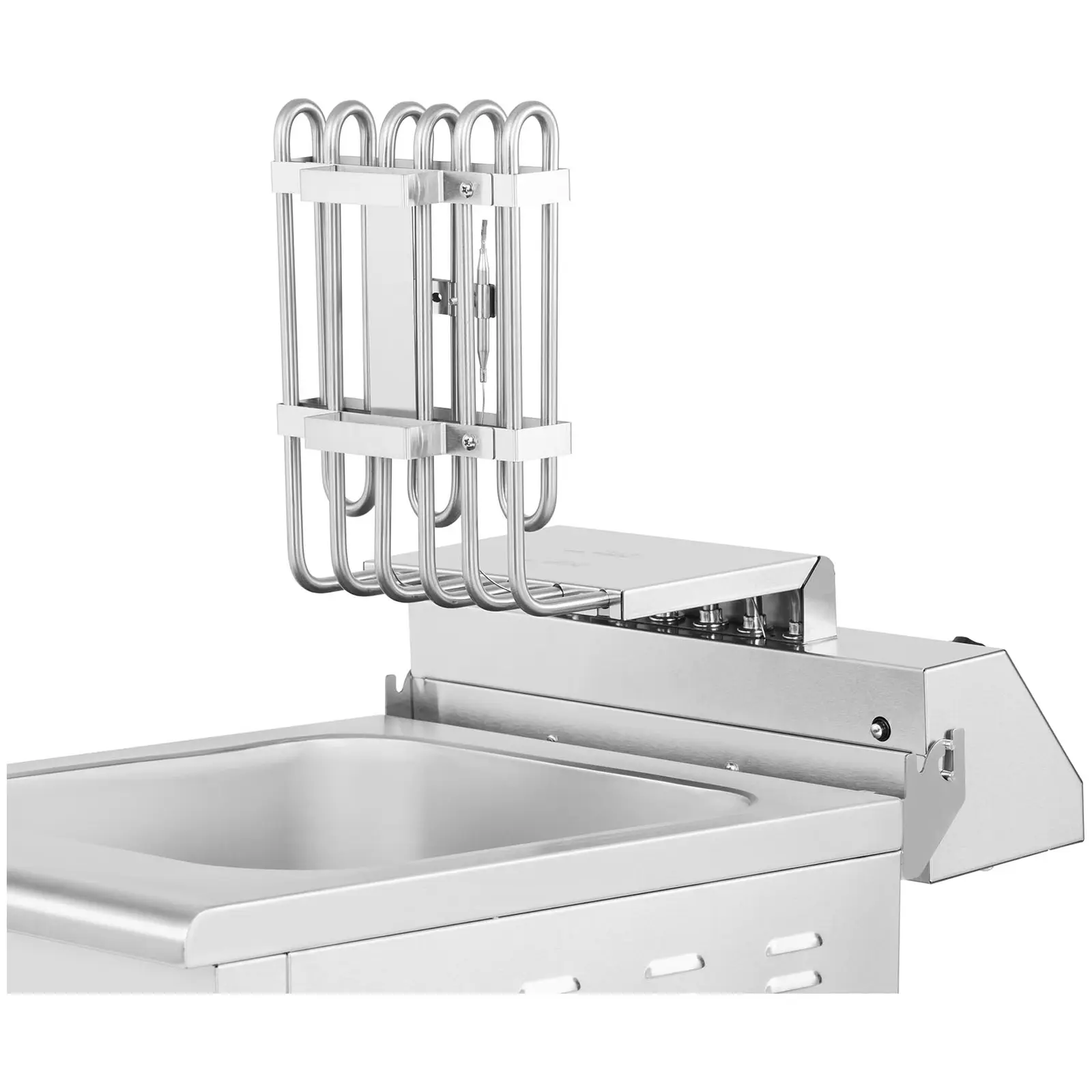 Friteuse électrique - 16 l - 5 000 W - 400 V - Robinet de vidange - Zone froide - Sur armoire - Royal Catering (Robinet(s) de vidange: Oui)
