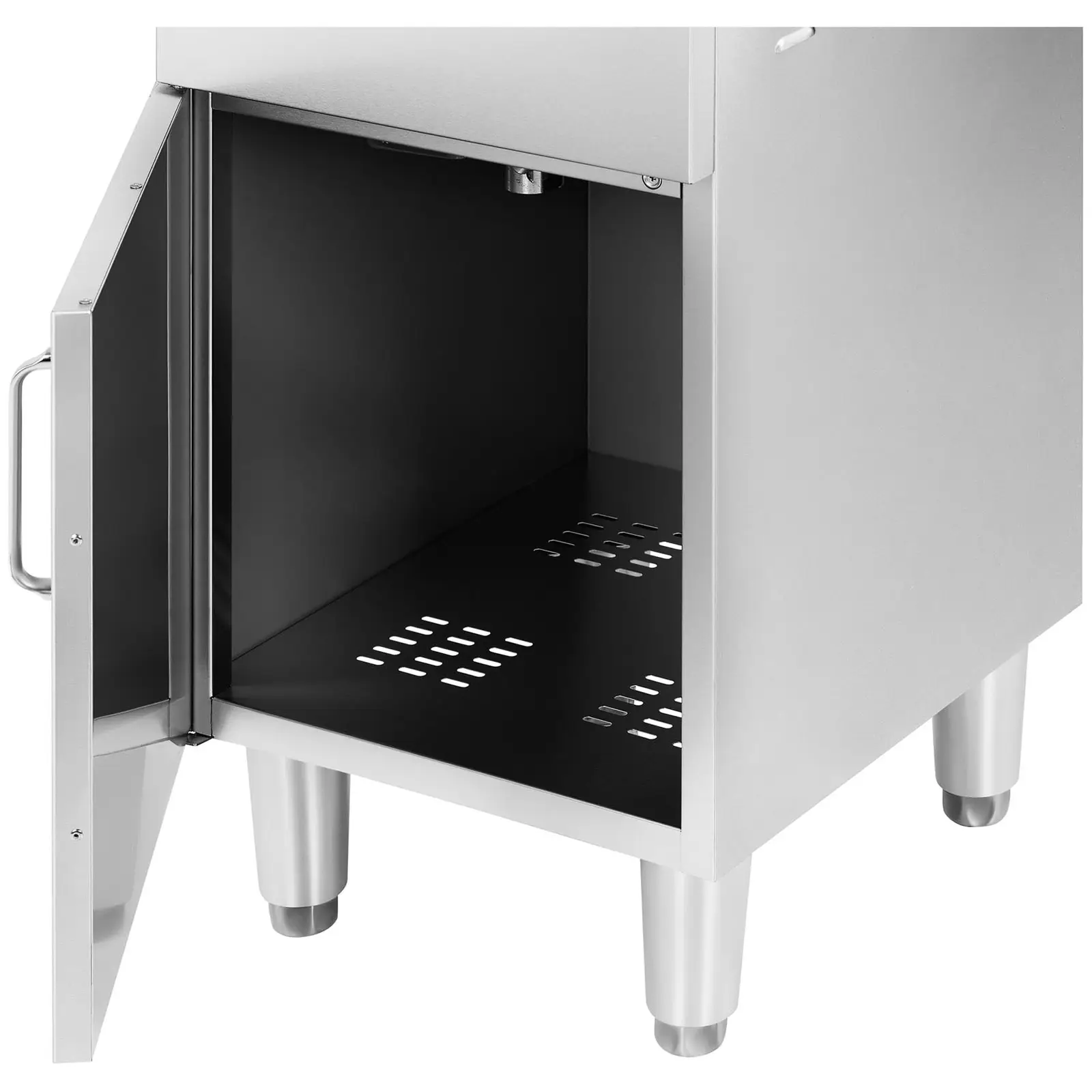 Friteuse électrique - 16 l - 5 000 W - 400 V - Robinet de vidange - Zone froide - Sur armoire - Royal Catering (Capacité totale: 16 l)
