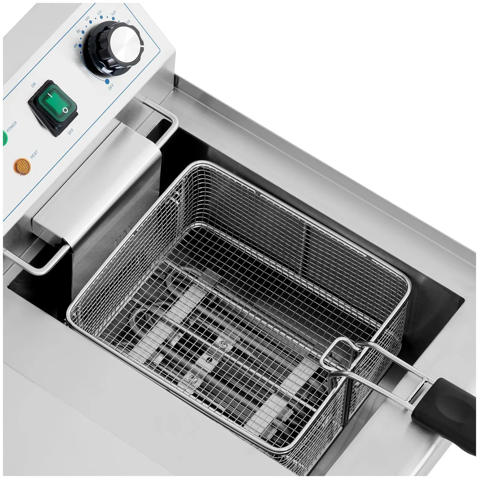 Elektrická fritéza - 2 x 9 l - Royal Catering - 230 V (Se skříní: Ne)