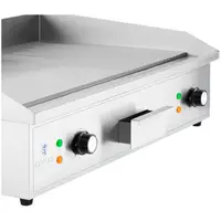 Elektromos grill - 727 x 420 mm - bordázott/sima - 4400 W