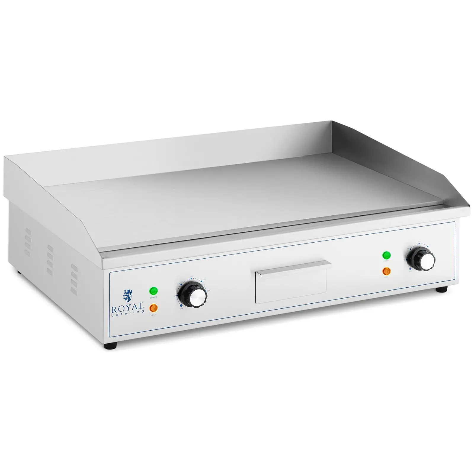 Outlet Płyta grillowa - 727 x 420 mm - Royal Catering - gładka - 4,400 W