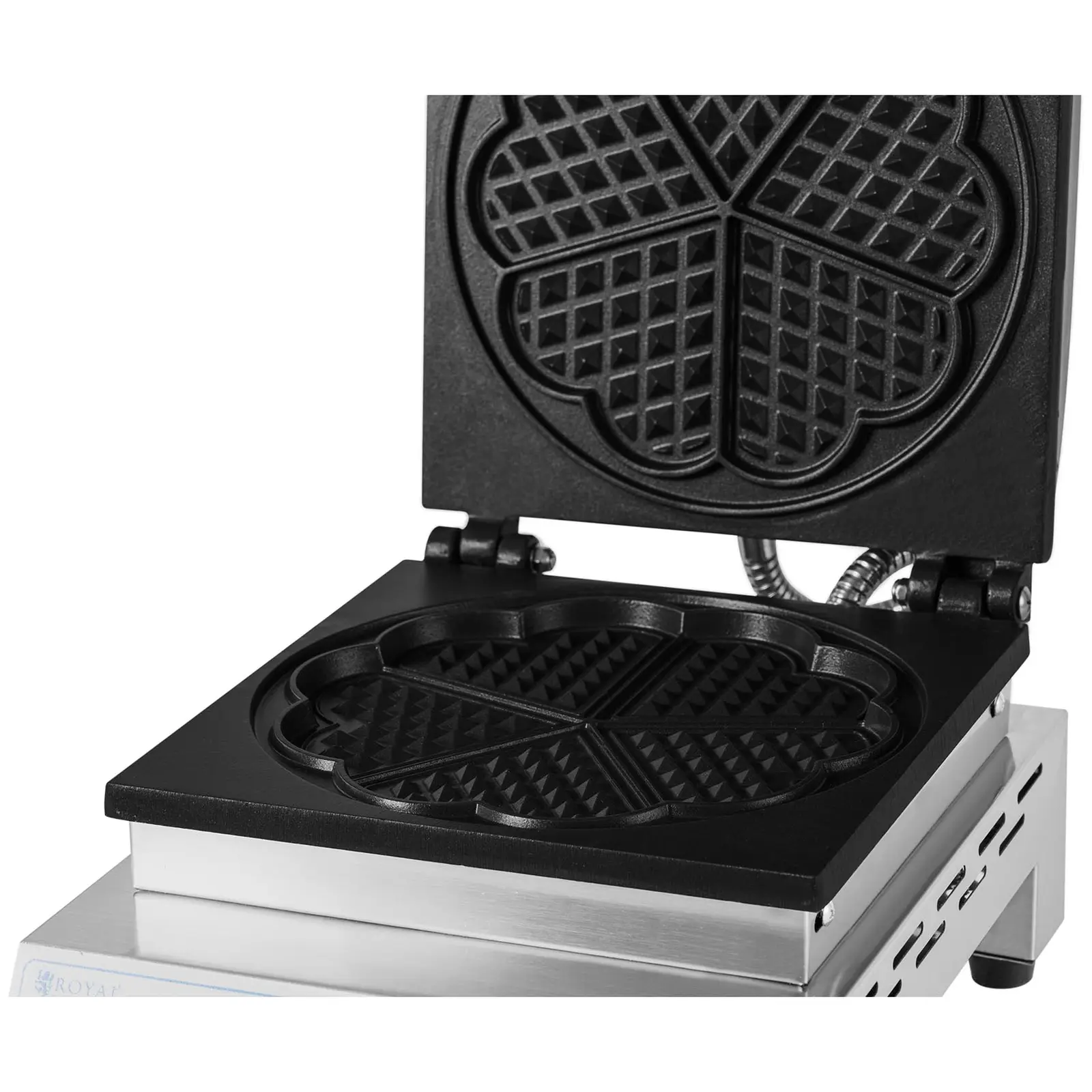 Gaufrier en forme de cœur - 1 500 W (Minuterie: Oui)