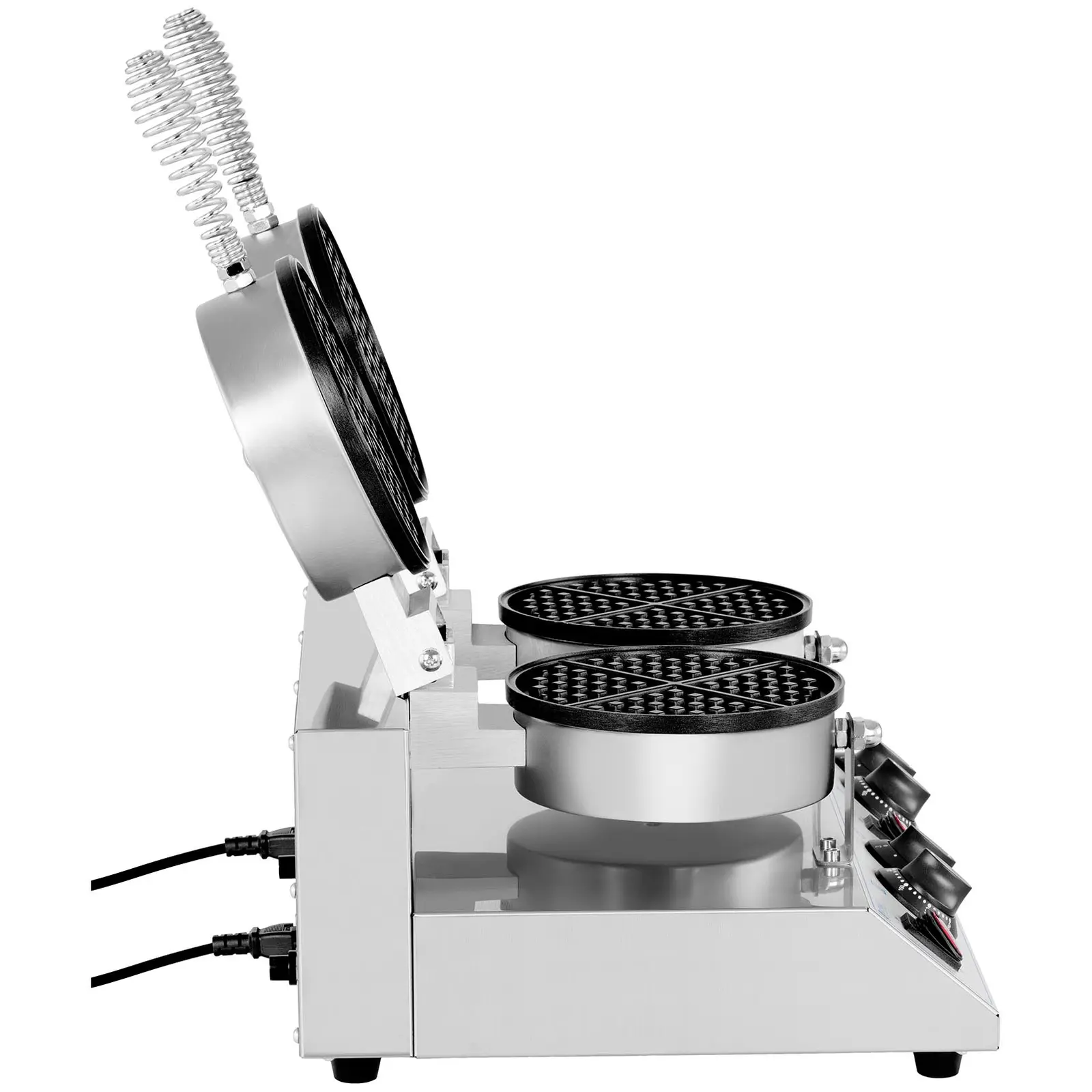 Doppel-Waffeleisen - rund- 2,600 W - 5