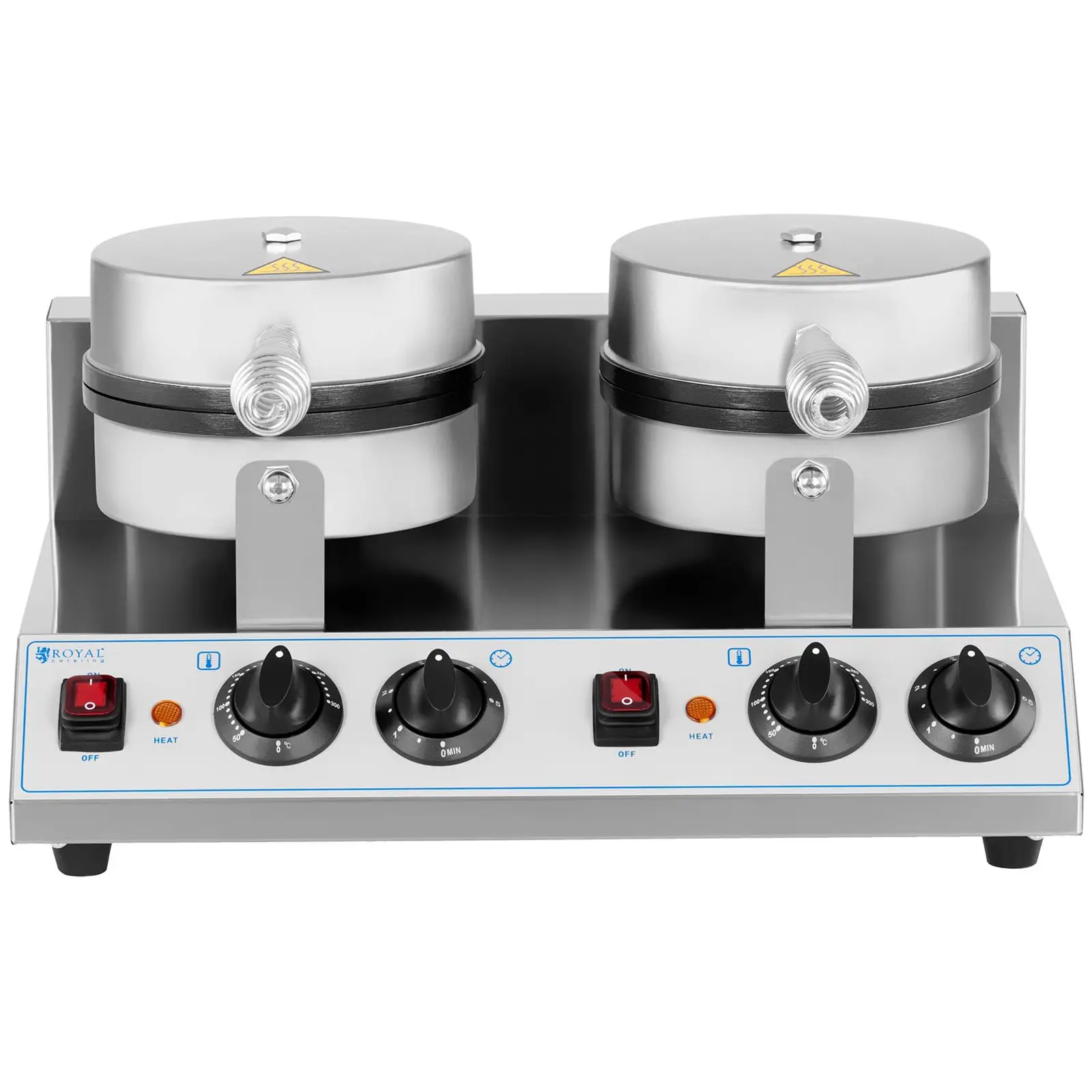 Dual round waffle maker- 2,600 W