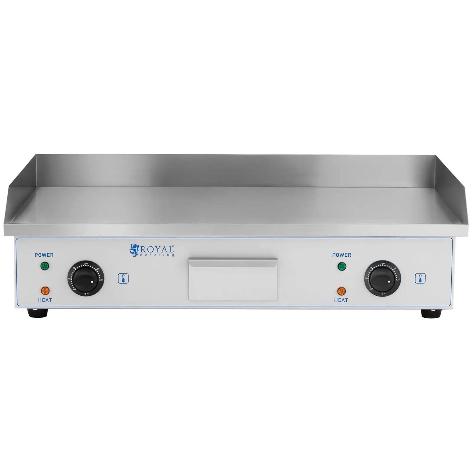 Plancha électrique double - 73 cm - Royal Catering - Lisse - 2 x 2200 W (Matériau(x): Acier inoxydable)