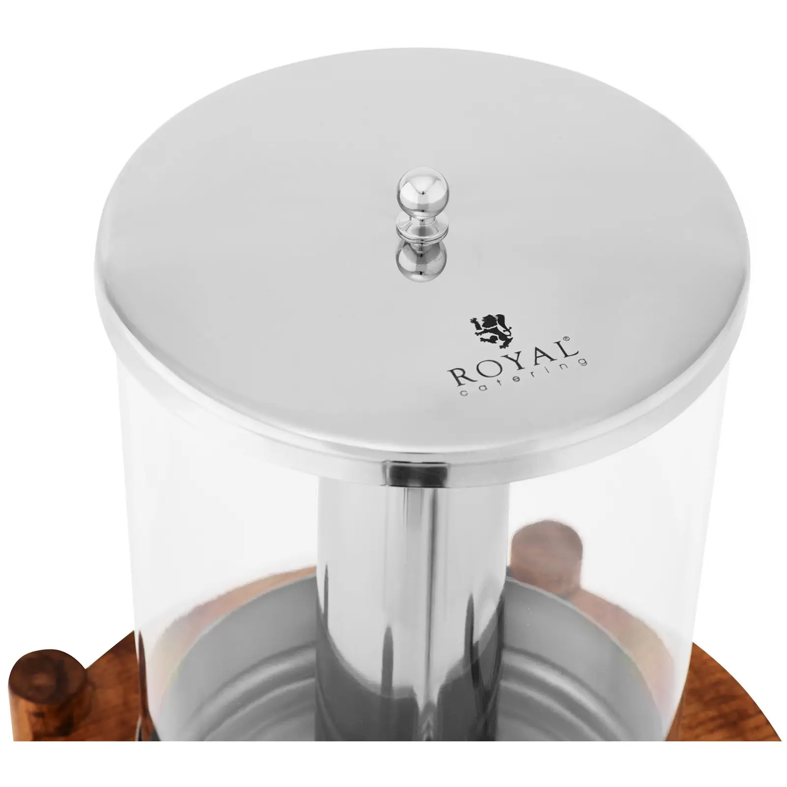 Distributeur de boissons - 7 l - Dispositif de refroidissement - Cadre en bois clair (Nombre de récipients: 1 Pc)
