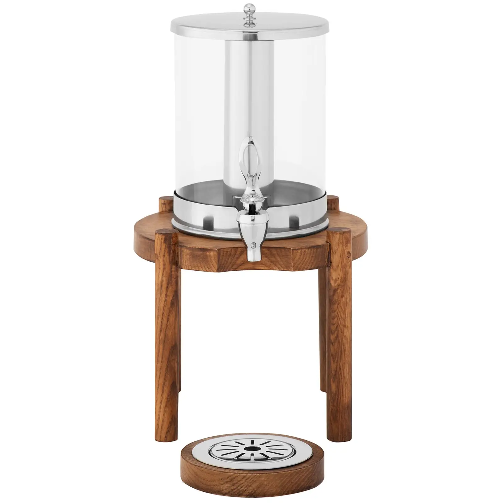 Distributeur de boissons - 7 l - Dispositif de refroidissement - Cadre en bois clair (Hauteur max. verre(s) utilisé(s): 190 mm)