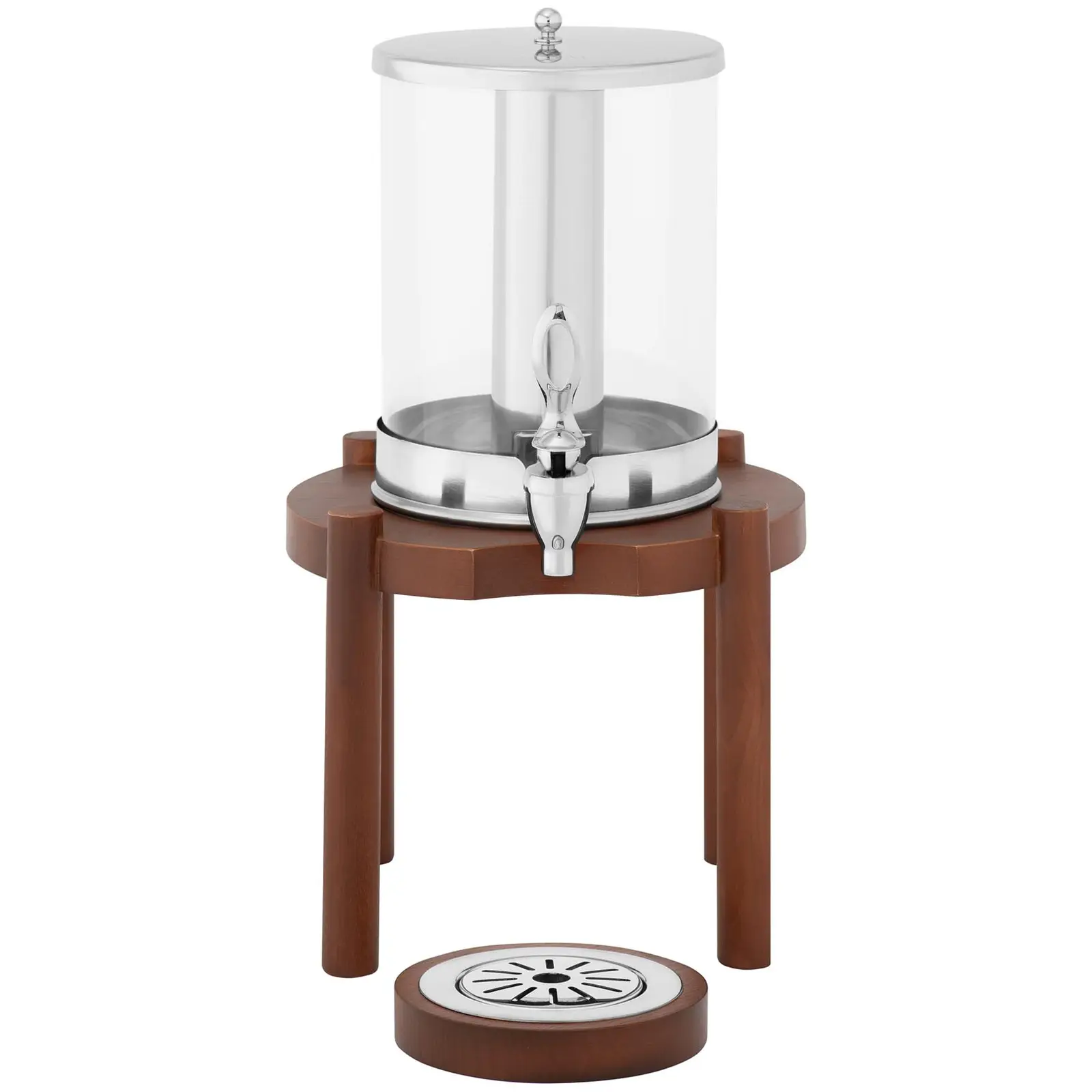 Juice Dispenser - 7 L - cooling system - dark wood frame