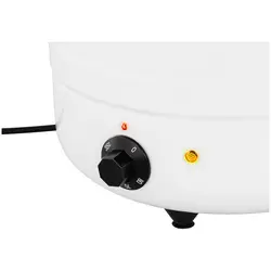 Olla eléctrica - 10 L - acero - revestimiento blanco