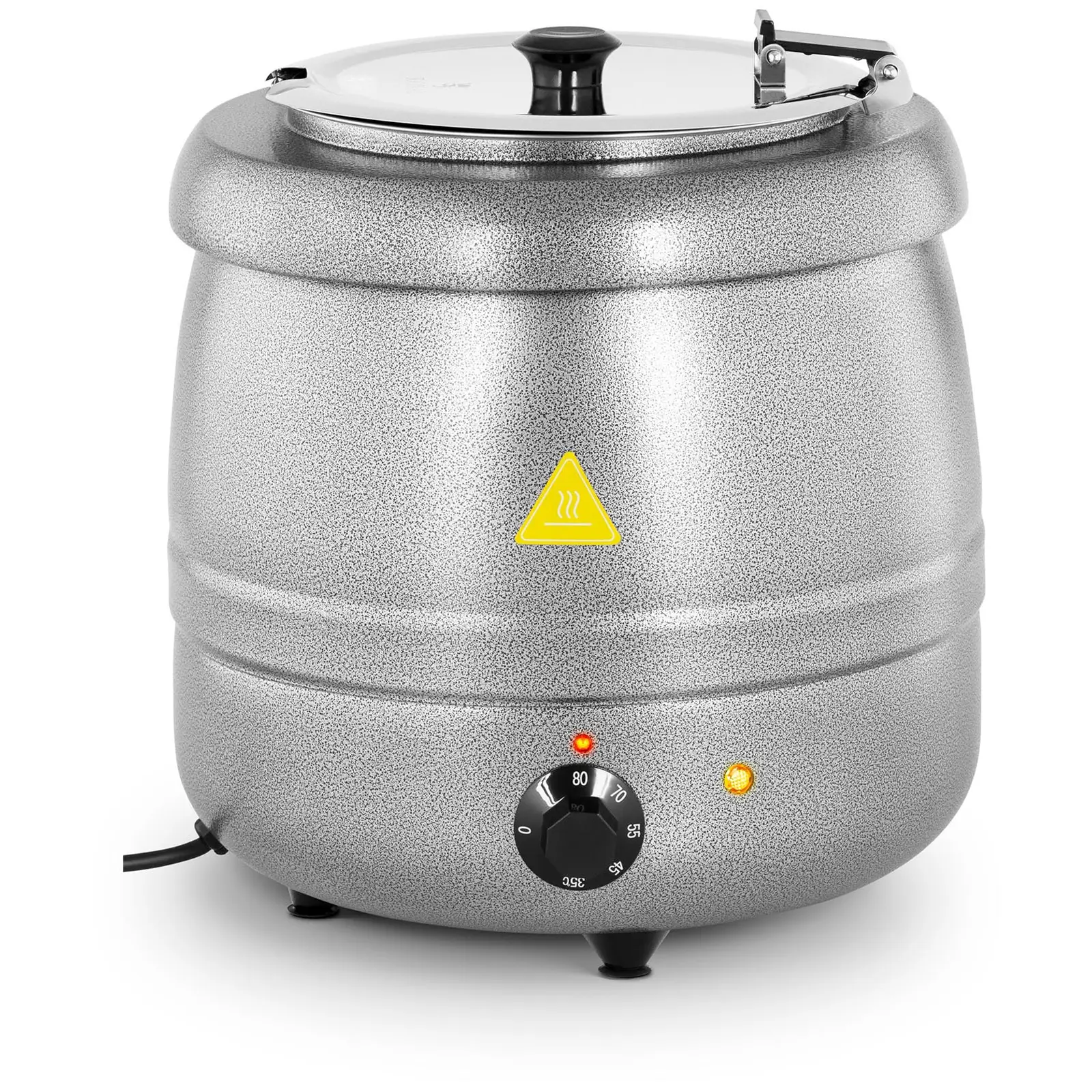 Soup Kettle -electrical - 10 L - Steel - silver-coated