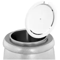 Elektrický kotlík na polévku - 10 l - ocel - stříbrný nátěr