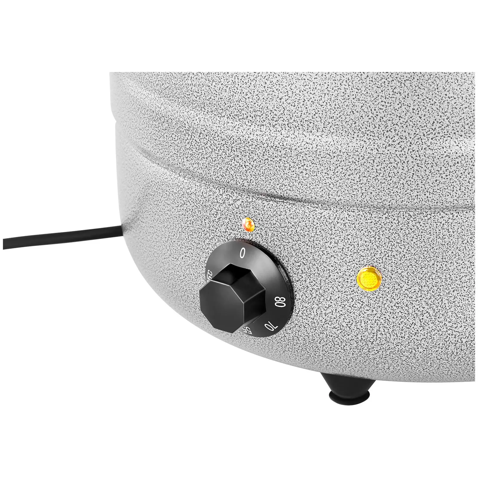 Royal Catering Suppentopf 10 Liter Elektrisch – Edelstahl, 400 W, Temperaturregelung 35–80 °C