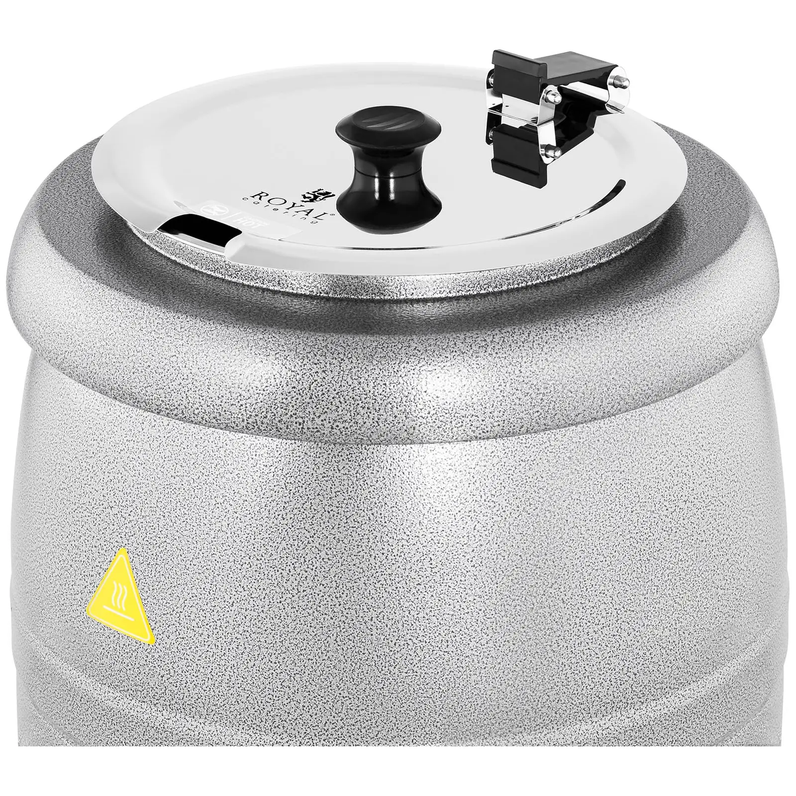 Soupière électrique - 10 l - Acier - Revêtement argent (Couleur(s): Gris foncé)