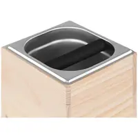 Knock box - GN 1/6 - 2200 ml - kopautustangolla ja puulaatikolla
