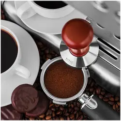 Espresso stamper - Roestvrij staal, hout - Ø 58 x 90
