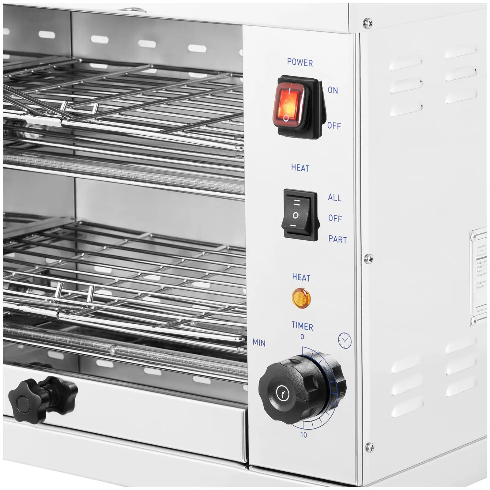 Salamandre cuisine - 3,200 W (Minuterie: Oui)