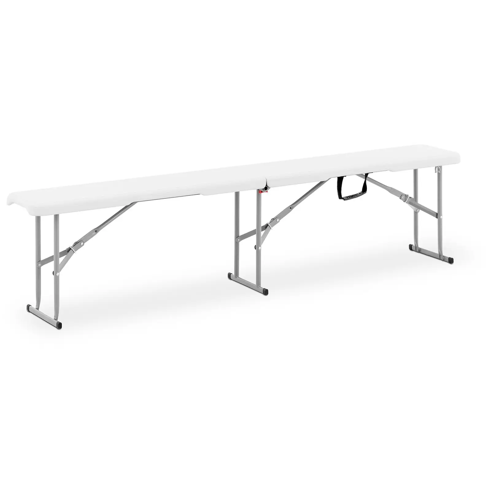 Produtos recondicionados Banco dobrável - 1830 x 300 x 430 mm - Royal Catering - 300 kg - branco