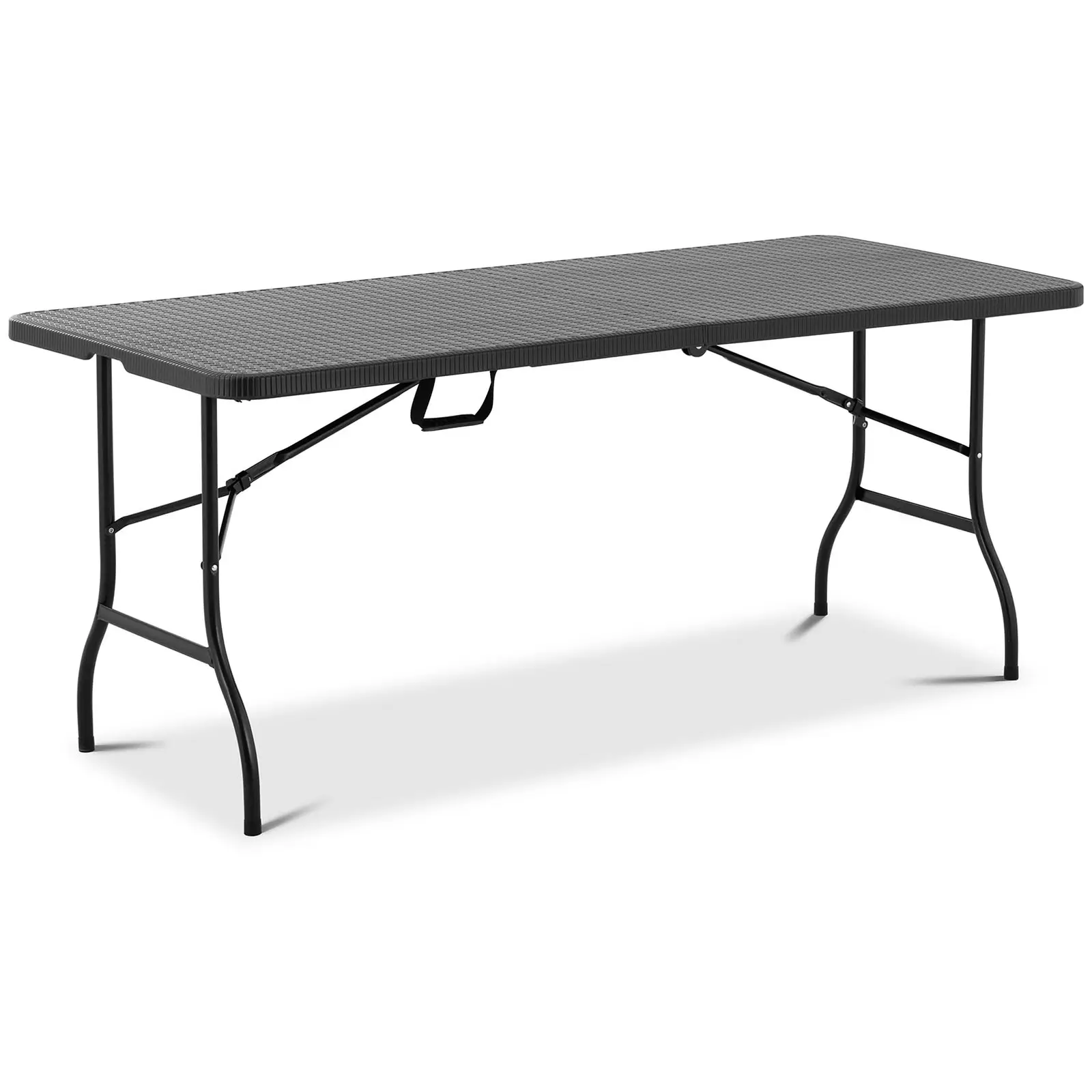 Mesa plegable - 1.830 x 750 x 740 mm - Royal Catering - 150 kg - interior/exterior - Negro