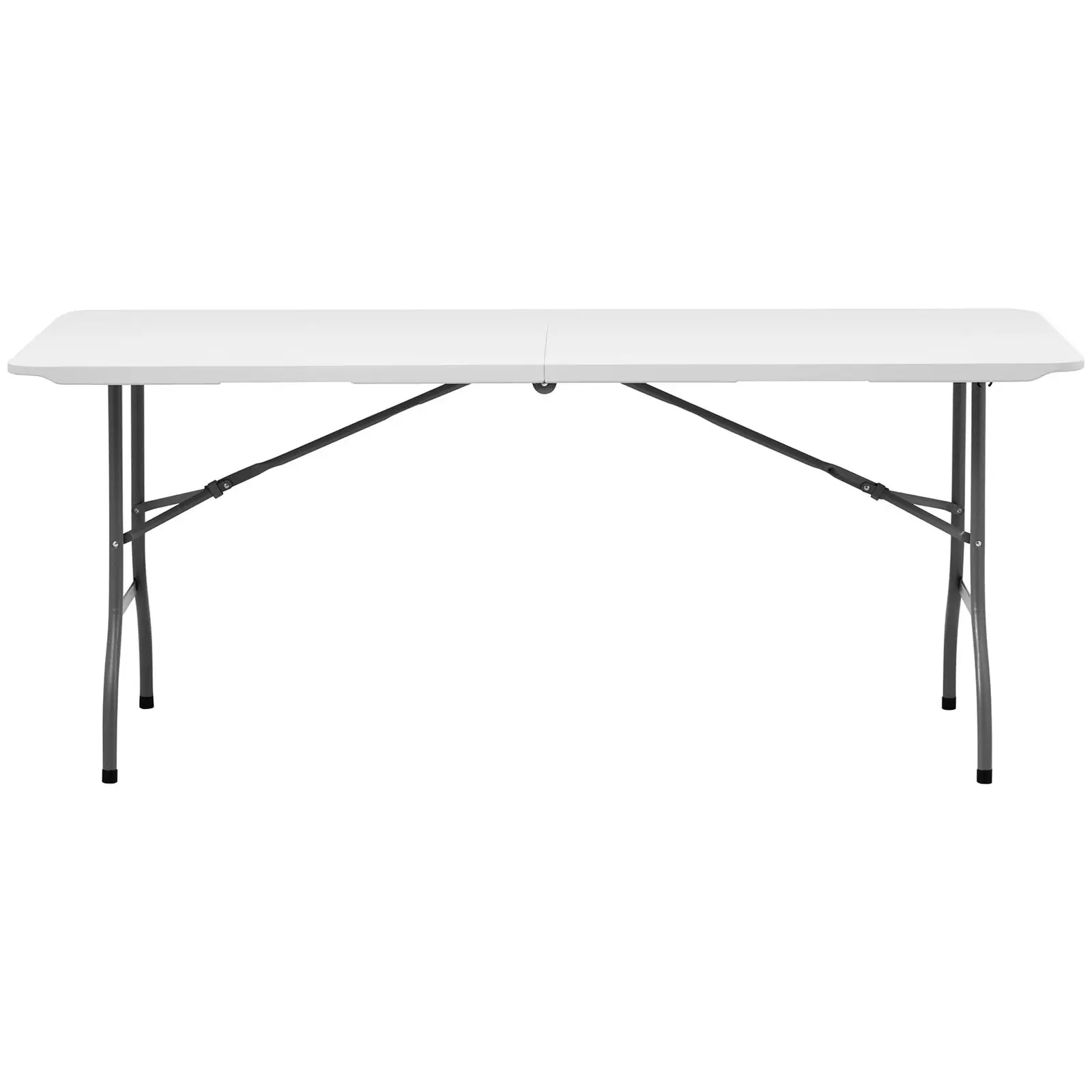 Zložljiva miza - 1800 x 750 x 740 mm - Royal Catering - 150 kg - znotraj/ven - bela