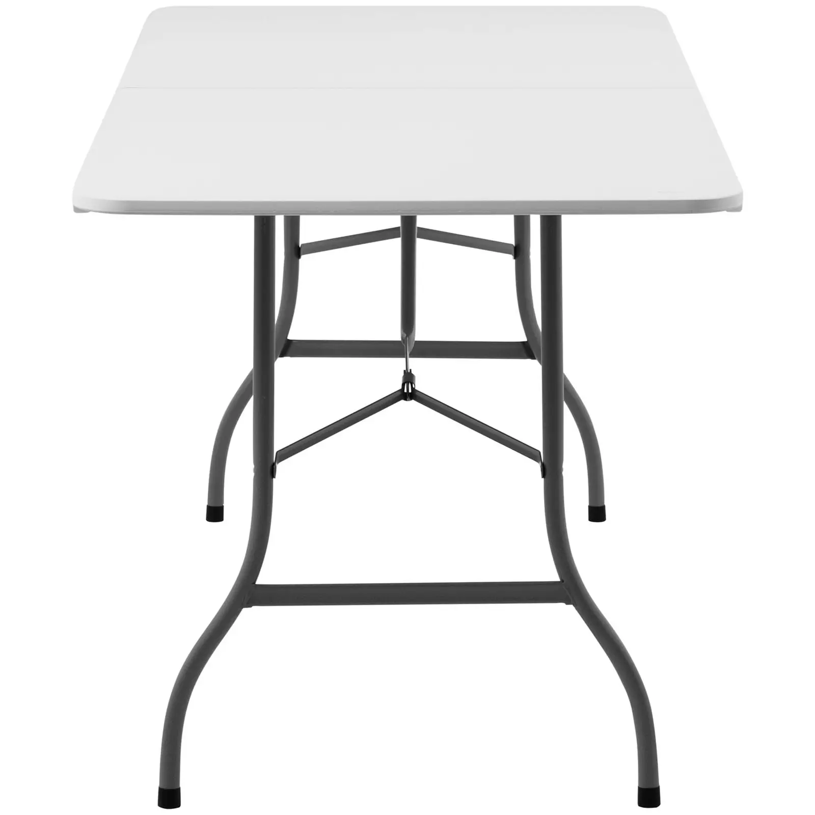 Skládací stůl - 1 800 x 750 x 740 mm - Royal Catering - 150 kg - interiér/exteriér - bílý (Barva: Bílá)